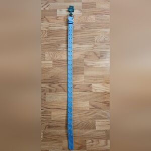 NWT Wild Fable Stylish Blue Denim Belt with Silver Eyelets Size Medium